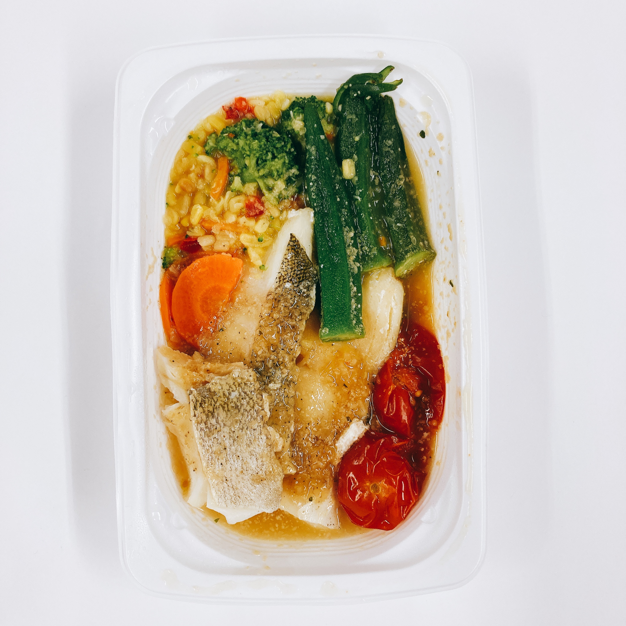 鱈のムニエル香草バターソース（おかずプレートヘルス高たんぱく/低脂質）の商品イメージ